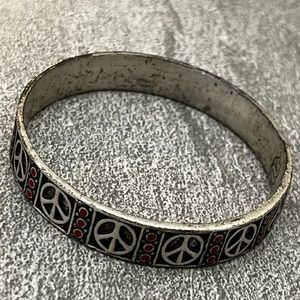 Lucky Brand Peace Cuff Bracelet